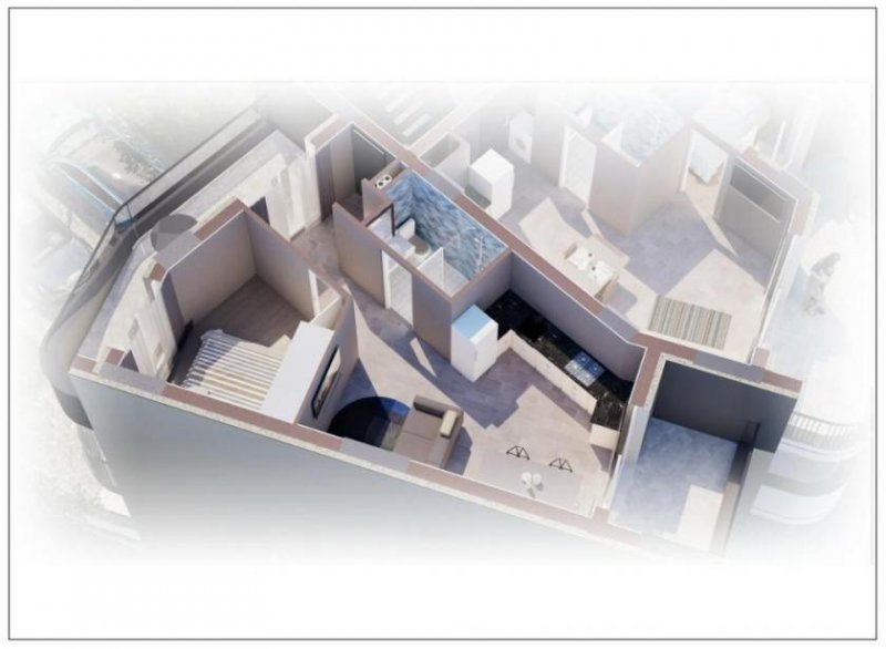 Chania - Lentariana Kreta – Chania-Lentariana: Neubauwohnung mit einem Schlafzimmer zu verkaufen Wohnung kaufen